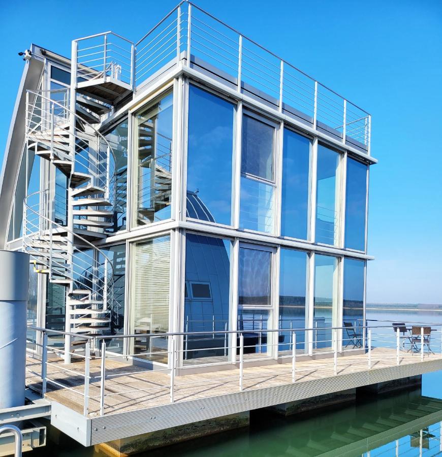 Schwimmende Ferienwohnung Sundowner Elsterheide ภายนอก รูปภาพ
